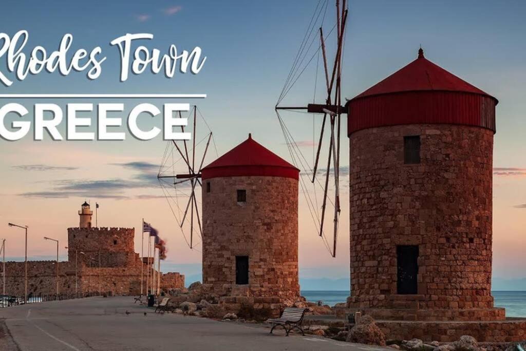 Oasis In The Heart Of Rhodes, Next To Old Town, Near Beaches - Haven Rhodes City